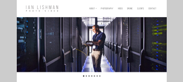 Portfolio website for Ian Lishman Photography